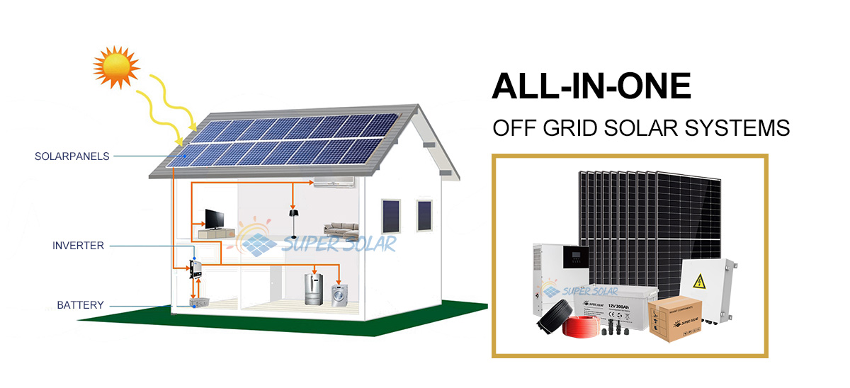 Sistema di energia solare off-grid