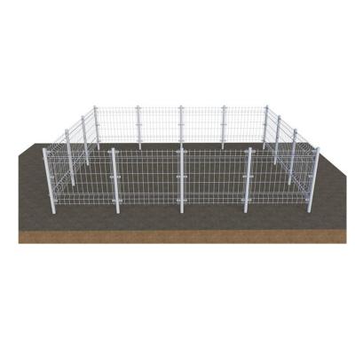 Powder coated fence