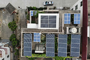 Sistema domestico off-grid nella città cinese di Fuzhou
